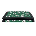thumbnail image 5 of FUIALDOLG Polyester Fabric Children's Trifold Wallet with Zipper Closure, Soccer Ball Theme Slim Small Wallet for Daily Use and Travel, 5 of 6