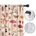 thumbnail image 4 of Blackout Kids Curtains,Red Mushroom Insect Light Pattern Childrens Insulated Curtains Set Of 2,Bedroom Essentials,Toddler Room Decor 42"x54", 4 of 5