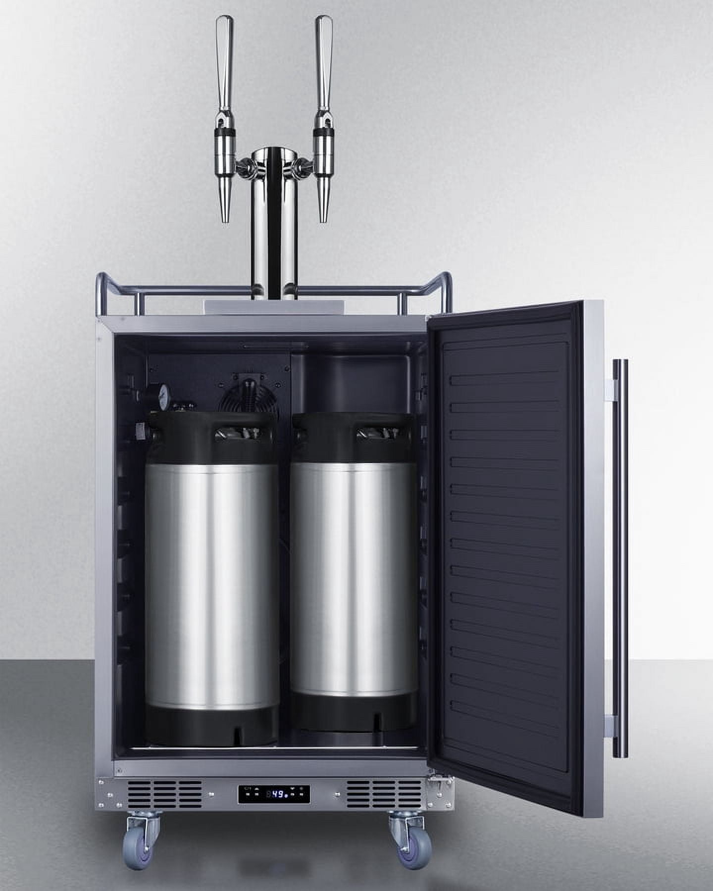 24" Wide Built-In Nitro Coffee Kegerator