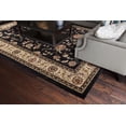 thumbnail image 3 of Concord Global 49335 5 ft. 3 in. x 7 ft. 7 in. Jewel Marash - Black, 3 of 3