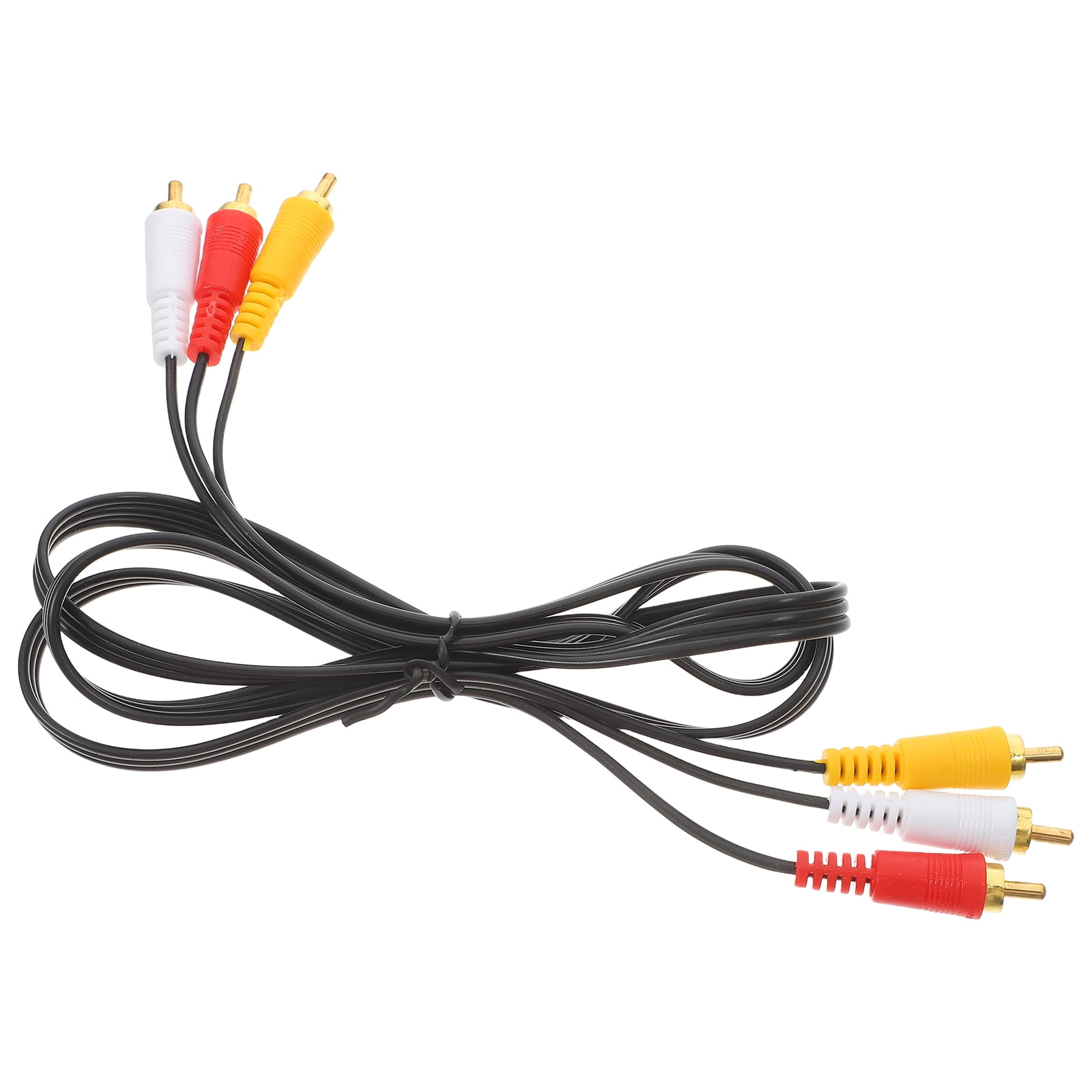 WORGEOUS 3 pares de cable AV de 1,5 metros Línea de audio y video Tres ...