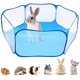 thumbnail image 1 of Tienda de campa?a para jaula de animales peque?os, tienda de campa?a transpirable para mascotas, tienda de campa?a plegable para hámsteres, cobayas, erizos, conejos, gatos, perros (azul) ShuxiuWang 8390614268753, 1 of 1