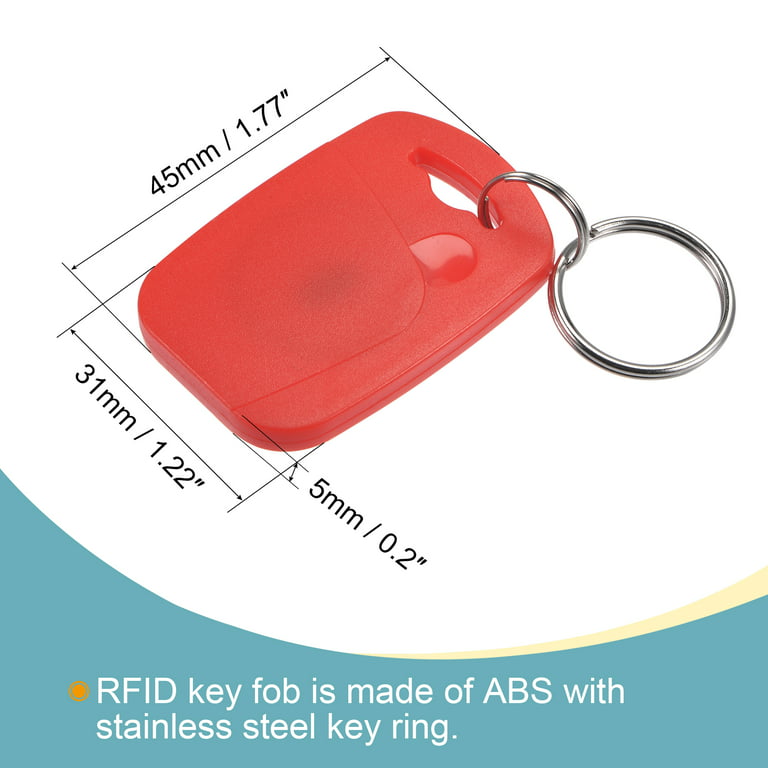 Customizable ABS RFID Key Chains TK4100 125kHz  Credit Card