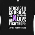 thumbnail image 4 of Inktastic Lupus Awareness Strength Support Courage Boys or Girls Toddler T-Shirt, 4 of 5