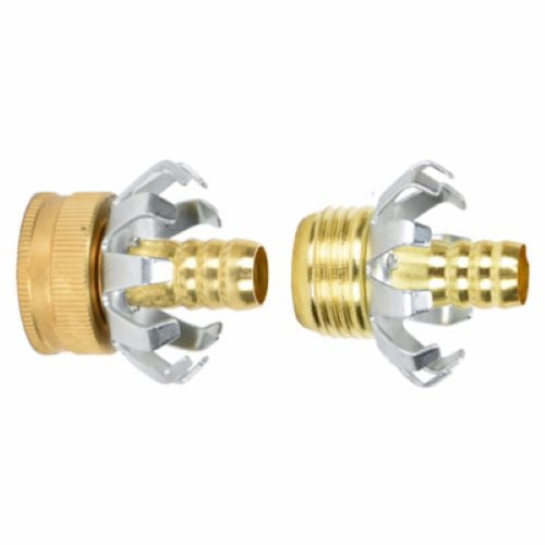 Zhejiang 30069 1/2" Inch Brass Male & Female Garden Hose End Clincher Repair Kit Quantity of