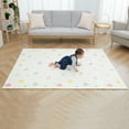 thumbnail image 3 of Fantasy Fields Safari Animal Soft Foam Baby Crawling Mat, Blue/White, 3 of 16