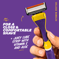 thumbnail image 5 of Dollar Shave Club LSU Tigers 6-Blade Starter Set 1 Handle, 2 x 6-Blade Razor Refills, 5 of 9