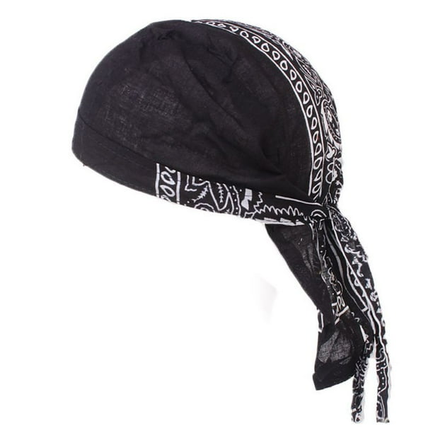 BODYJONES Men Women Cotton Biker Skull Cap Motorcycle Bandana Head Wrap Du Doo Do Rag