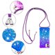 thumbnail image 5 of Funda para iPhone 12 Mini Brillantina Líquida Divertida Reluciente y con Cristales en Movimiento Cuerpo Cruzado con Cordón Ajustable, 5 of 5