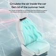 thumbnail image 4 of Clip On Car Fan 6.9 Inch, Dual Head 12V Cooling Fan with USB Power, Adjustable Ventilator for Sedan SUV Truck Rear Seat, Low Noise, Black, 4 of 8
