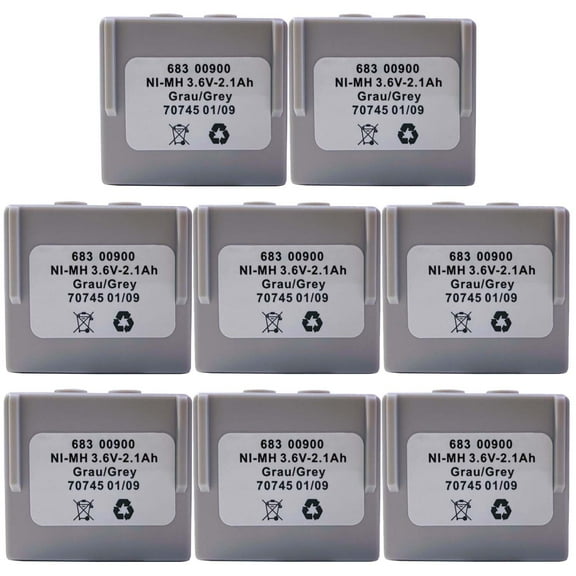 SHENYANG 8PCS 3.6V 1800mAh 1.8Ah Battery 68300900 for HETRONIC Remote Control New