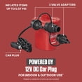 thumbnail image 4 of Coleman EasyFlate 12V DC Electric Air Pump, Car Plug Portable Inflator with 3 Adapters, 4 of 7
