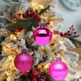 thumbnail image 6 of Mecorevxz 24Pcs Christmas Ball Ornaments Shatterproof Christmas Ornaments Set Decorations for Xmas Tree Balls 40mm/1.57" (Hot Pink), 6 of 8