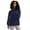 Navy, variant on Apparel 5726 Women's Willow Mock-Neck Sweatshirt-Pink-XL