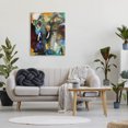 thumbnail image 2 of Layered Elephant Bold Wildlife Abstract Graphic Art Gallery Wrapped Canvas Print Wall Art, 2 of 7