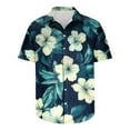 thumbnail image 5 of Xixinqiwan Hawaiian Shirt for Men Short Sleeve Button Down Shirts Beach Tropical Printed Casual Shirts Loose Quick Dry Blouse, 5 of 5