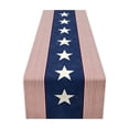 thumbnail image 2 of Miwamany Anniversary of Independence Day Table Runner, Star-Printed American Style Linen Table Runner, Patriotic Dining Decor for Home Kitchen Coffee Table, 2 of 6