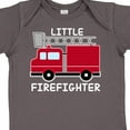 thumbnail image 4 of Inktastic Red Fire Little Firefighter White Text Boys or Girls Baby Bodysuit, 4 of 5