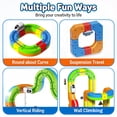 thumbnail image 2 of Adofi Electric Train Set for Kids Ages 3-8, 171 PCS Modular 3D Flexible Race Track Set with Gravity-Defying 360° Movement, 3D STEM Electric Train Set  for Kids 3-12, 2 of 7