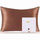 thumbnail image 1 of Chenchen 100% Pure Mulberry Silk Pillowcase for Hair and Skin Health,Soft and Smooth,Both Sides Premium Grade 6A Silk,600 Thread Count,with Hidden Zipper,1pc (Standard 20''x26'',Mocha), 1 of 1