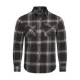 thumbnail image 2 of Chaps Men's & Big Men's Stretch Knit Flannel Button Down Shirt, Sizes S - 2XL, 2 of 6