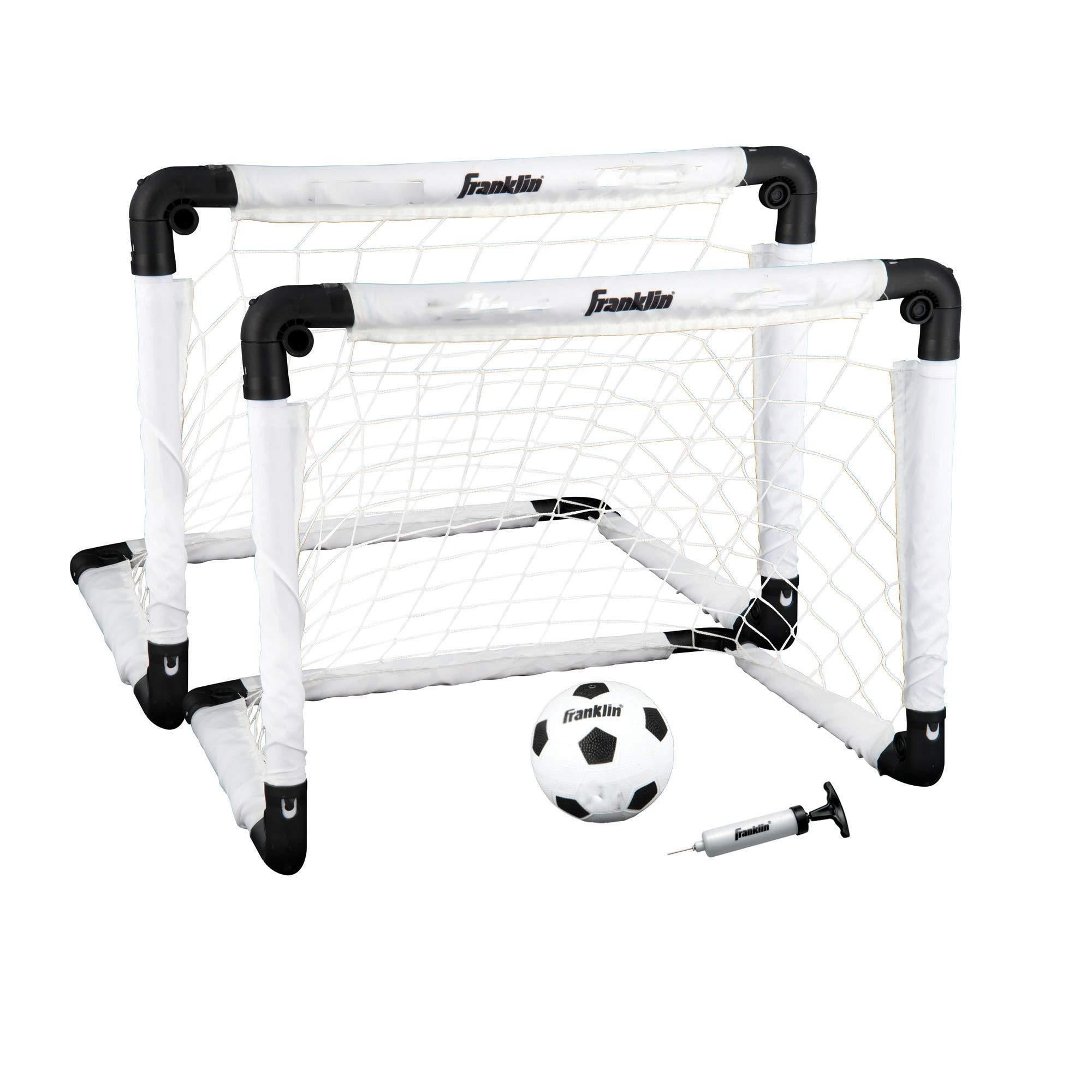 Backyard/Indoor Mini Net and Ball Franklin Sports Kids Mini Soccer Goal Set 