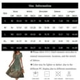 thumbnail image 3 of Mlqidk Womens Summer Dresses V Neck A Line Casual Plus Size Maxi Dresses Short Sleeve Boho Sundresses Trendy Beach Vacation Outfits Turquoise 2XL, 3 of 6