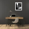 thumbnail image 3 of Takachi, Yasuhiro 26x31 White Modern Wood Framed Museum Art Print Titled - Lonesome City, 3 of 4