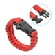 thumbnail image 4 of Pulseras de paracord de supervivencia Uxcell, pulsera de paracord trenzada, roja, 4 of 5