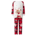 thumbnail image 1 of Kids Christmas Pajamas Matching Sets Parent-Child Warm Christmas Set Printed Home Wear Pajamas Two-Piece Kid Set Matching Kids Christmas Pajamas Kids Matching Christmas Pajamas, 1 of 5