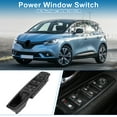 thumbnail image 2 of Interruptor de ventana eléctrica del lado del conductor delantero izquierdo Unique Bargains para Renault Scenic 2009-2022 Interruptor de control de ventana No.809610017R Negro, 2 of 7