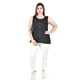 thumbnail image 4 of Blusa sin manga con encaje Roman Fashion /Tallas Extras, 708 (Negro) negro 42, 4 of 5