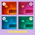 thumbnail image 5 of WiZ LED Smart Wi-Fi Connected 60-Watt A19 Color & Tunable White Light Bulb, Dimmable, 4-Pack, 5 of 5