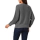 thumbnail image 3 of Cardigan de suéter de mujer INSPIRE CHIC, abierto en la parte delantera, de manga larga, tejido, casual, con bolsillos, 3 of 5