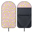 thumbnail image 6 of Chririnla Sweat Carseat Protector with Boiled Egg Pattern, Plush Microfiber Seat Cover for Trucks Vans and Drivers, Washable Portable Car Seat Protector, 6 of 7