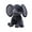 Gray White, variant on Kmbangi Baby Cartoon Elephant Plush Toys, Cotton Large Size Stuffed Animal Plush Doll, Soothing Pillow