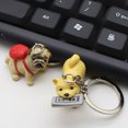 thumbnail image 4 of SPRING PARK Dog keychains for women Cute Keyring for Kids Puppy Kitty Keychain Resin, 4 of 8