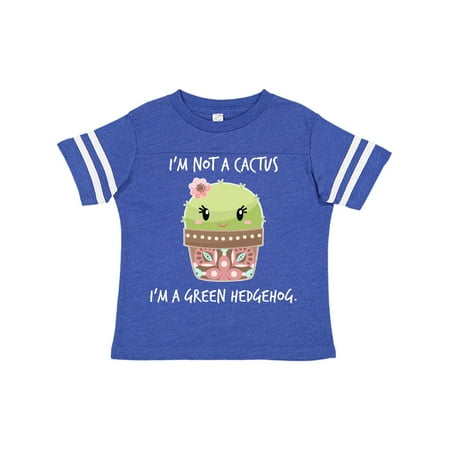 

Inktastic Cactus or Green Hedgehog- cute Gift Toddler Boy or Toddler Girl T-Shirt