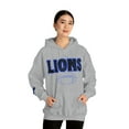 thumbnail image 5 of Unisex Heavy Blend™ Hooded Sweatshirt Lions Football Blue Hoodie, 5 of 9
