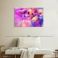 thumbnail image 2 of Elephant Stock Hot Pink Abstract Wall Art - Horizontal Canvas Wall Art - Living Room Wall Decor - Abstract Canvas - Purple And Blue Decor - 36" x 24", 2 of 8
