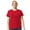 Red, variant on Gildan Women's Short Sleeve T-Shirt 100% Cotton Classic Fit Crew Neck Solid Color Tee (White, L)