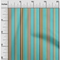 thumbnail image 1 of oneOone Cotton Poplin Fabric Multicolor Stripe Print Fabric By The Yard 56 Inch Wide, 1 of 3