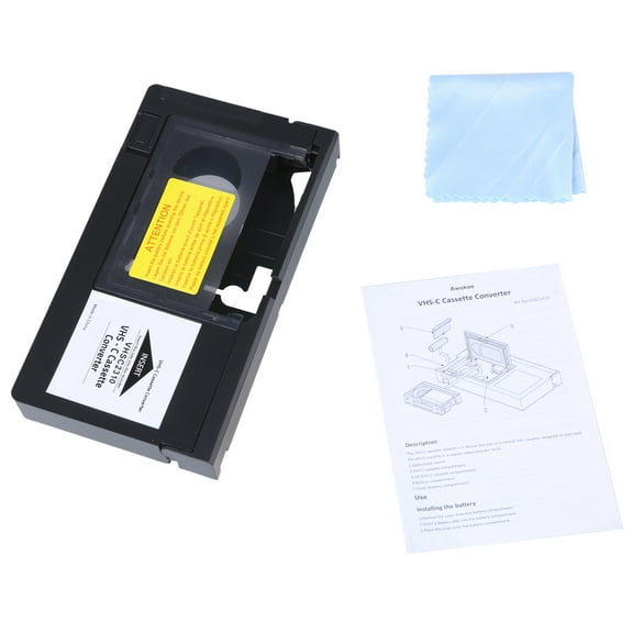 Preserve Your Videos Quality C to Cassettes Converters,C to Cassettes Adapter Simple Plugs Play Device