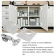 thumbnail image 5 of Kit de reparación de bisagras para gabinetes - Antigolpes - Resistente de por vida - Fijación permanente - Acero inoxidable para puertas de cocina, muebles, estantes y armarios, 5 of 8