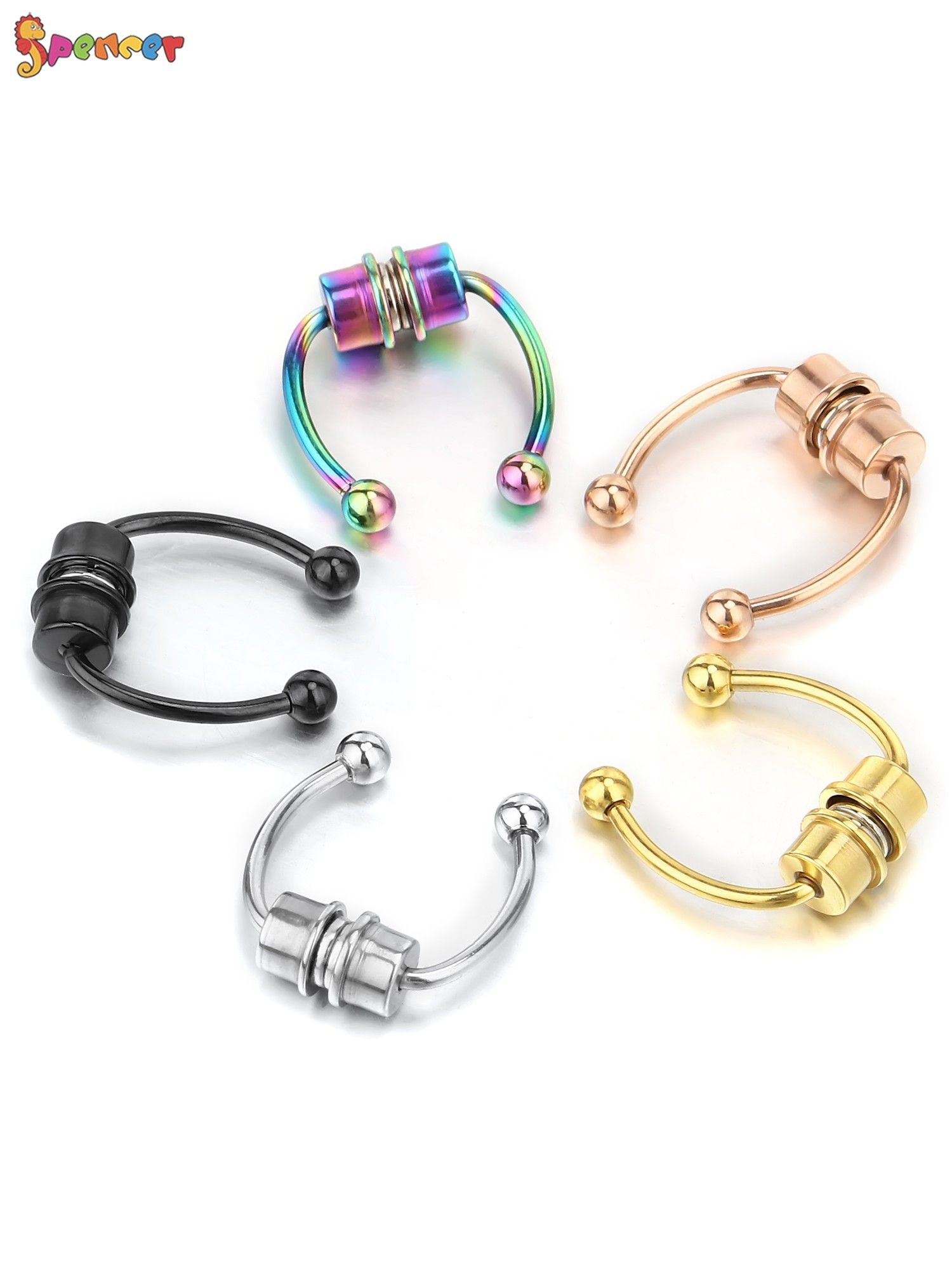 Spencers fake nose rings sale