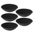 thumbnail image 1 of 5 Pairs Breathable Sports Pad Inserts, Round Polyester Padding for Swimwear & Activewear, XL Black, Wear Resistant, Non Slip Reusable Enhancement Cups, 1 of 2