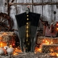 thumbnail image 6 of Halloween Decoration with Hanging Ghosts and Terrifying Decorations-Halloween Decorations-Halloween Skeleton 35X24 Inch Scary Light Up Halloween Animatronics with Hangable Creepy Skeleton, 6 of 7
