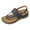 Navy, variant on Womens Beach Sandals Dressy Classic Lightweight Open Toe Low Heels Womens Slippers Size 8 Summer Beach Walking Espadrille Shoes Ankle Strap