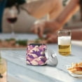 thumbnail image 5 of Yayeee Ashtray with Lid for Cigarette Smokeless Stainless Steel Home Ash Holder, Purple Wave Pattern, 5 of 7