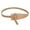 Beige, variant on Women's Knotted PU Leather Belt, Decorative Waist Cincher for Coats and Dresses, Fashion Belt to Add Style and Layering to Your Outfit, Adjustable for a Custom Fit - Red